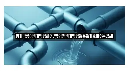 변기막힘싱크대막힘하수구막힘씽크대막힘뚫음뚫기뚫어주는업체