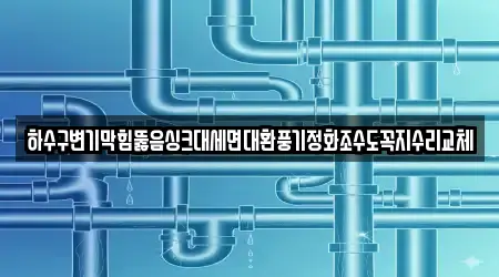 하수구변기막힘뚫음싱크대세면대환풍기정화조수도꼭지수리교체
