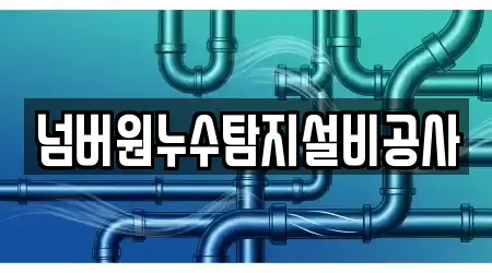 넘버원누수탐지설비공사