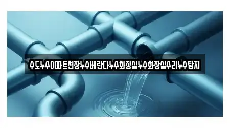 수도누수아파트천장누수베란다누수화장실누수화장실수리누수탐지
