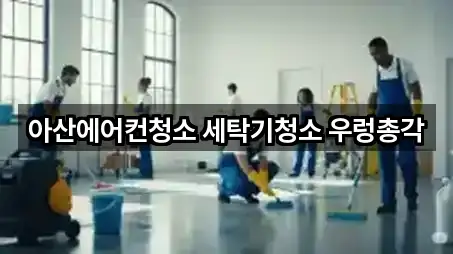 아산에어컨청소 세탁기청소 우렁총각