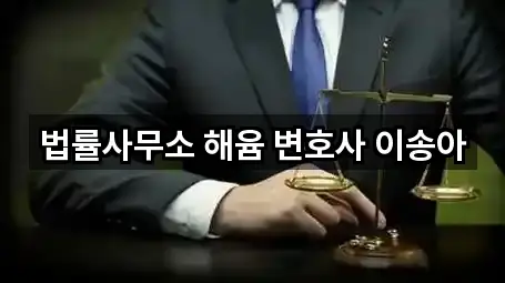 법률사무소 해윰 변호사 이송아