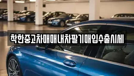 경기도 고양시 일산서구 주엽동 중고차매입 전문 착한중고차매매내차팔기매입수출시세