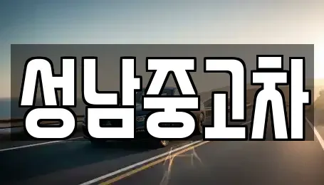 경기도 성남시 수정구 중고차매매 전문 성남중고차