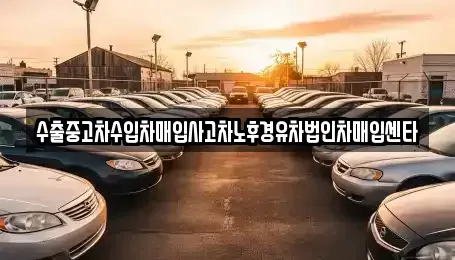 경남 거제시 장평동 중고차매매 전문 수출중고차수입차매입사고차노후경유차법인차매입센타