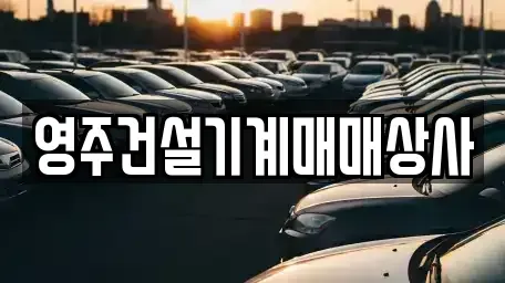 경북 영주시 이산면 중고차매매 전문 영주건설기계매매상사