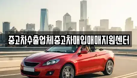 경북 칠곡군 왜관읍 중고차매입 전문 중고차수출업체중고차매입매매지원센터