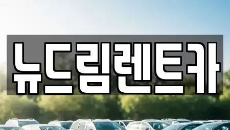 광주 광산구 렌트카 전문 뉴드림렌트카