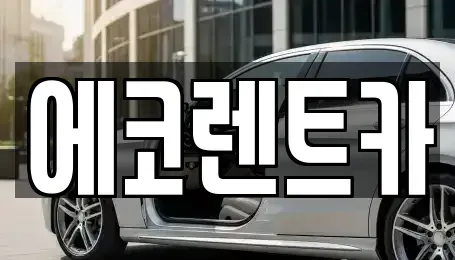 광주광역시 동구 동명동 렌트카 전문 에코렌트카