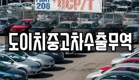 전북특별자치도 순창군 구림면 중고차 전문 도이치중고차수출무역