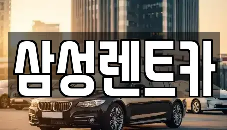 충청북도 청주시 서원구 장성동 렌트카 전문 삼성렌트카